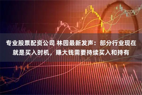 专业股票配资公司 林园最新发声：部分行业现在就是买入时机，赚大钱需要持续买入和持有